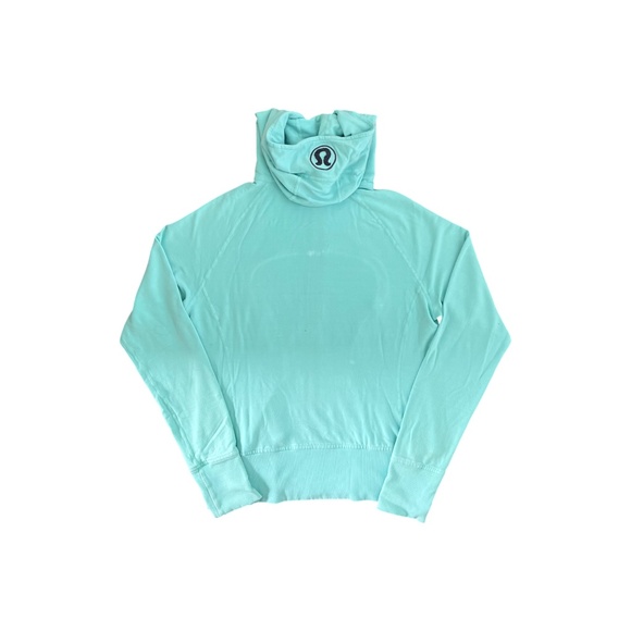 Lululemon Mint Green Special Edition Scuba Hoodie and Travel Pillow Combo Sz 6 - Picture 2 of 11